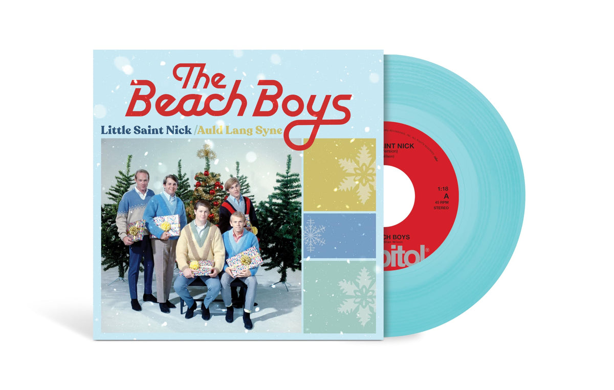 Beach Boys – Little Saint Nick (Ice Blue Vinyl) vinyl record cover