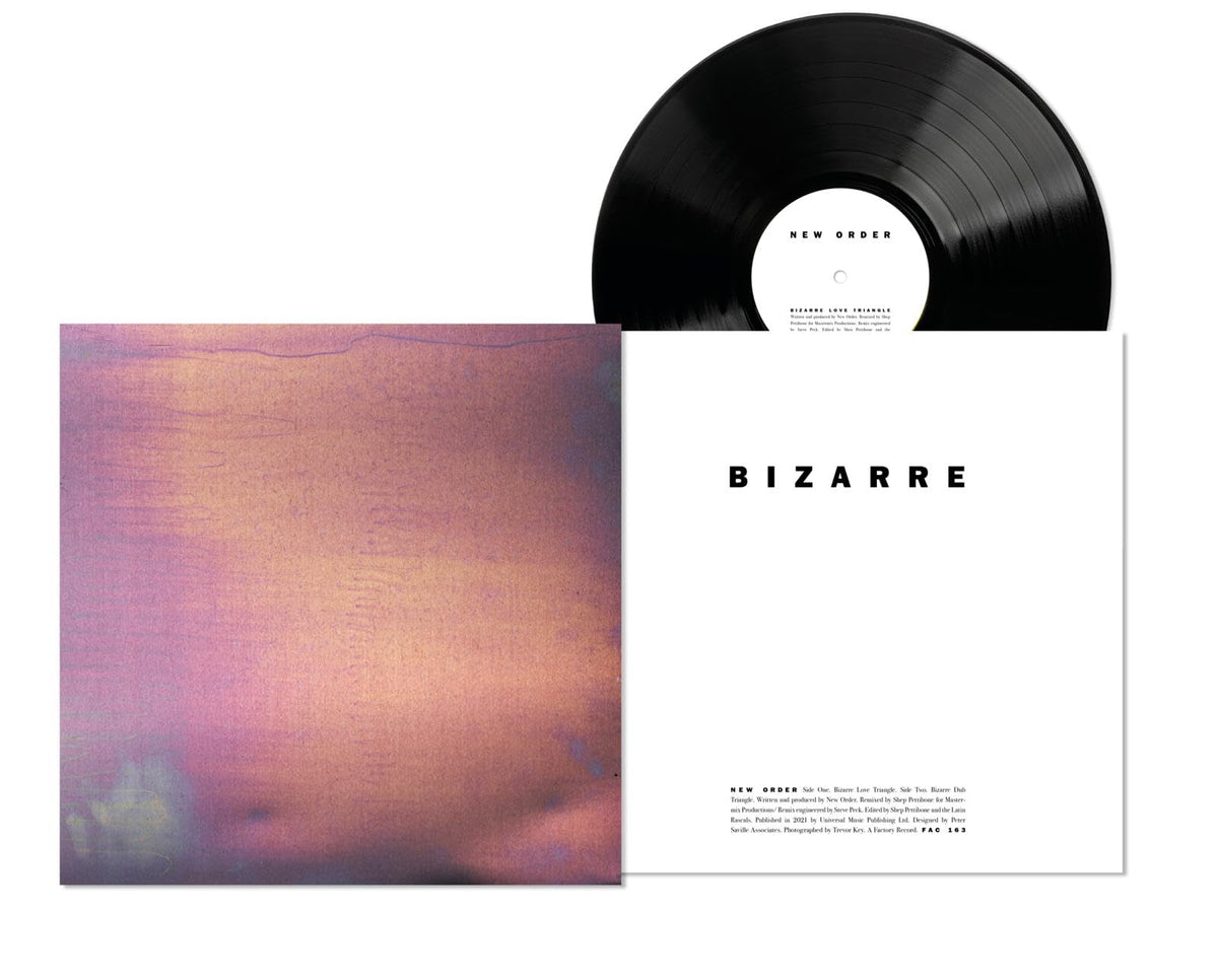 New Order – Bizarre Love Triangle vinyl record cover