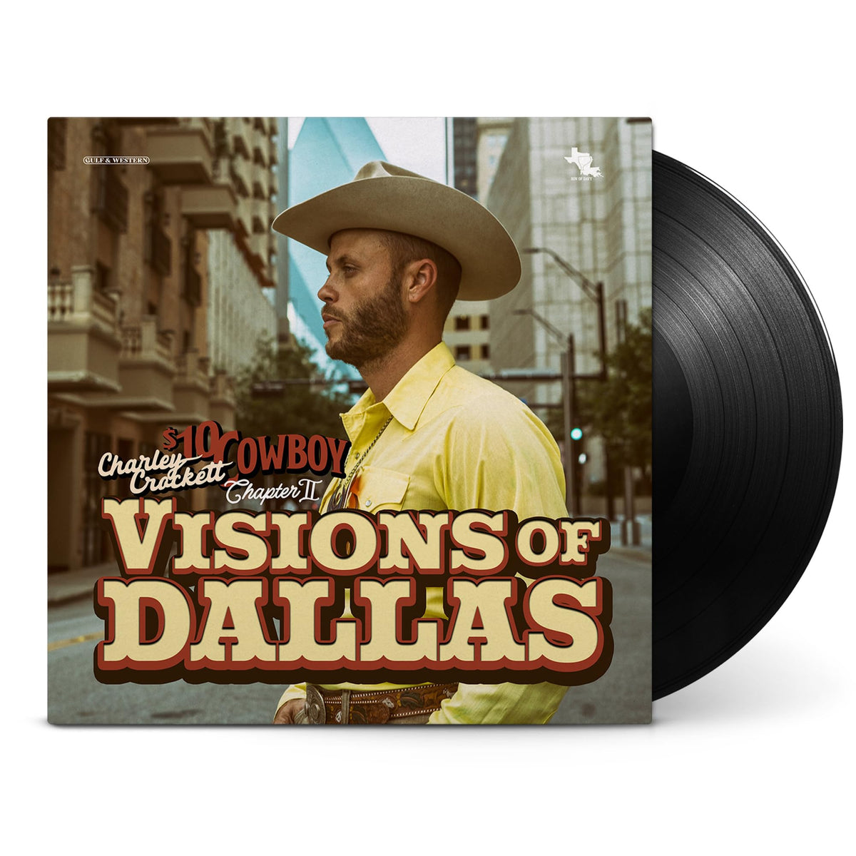 Charley Crockett – Visions of Dallas vinyl record cover