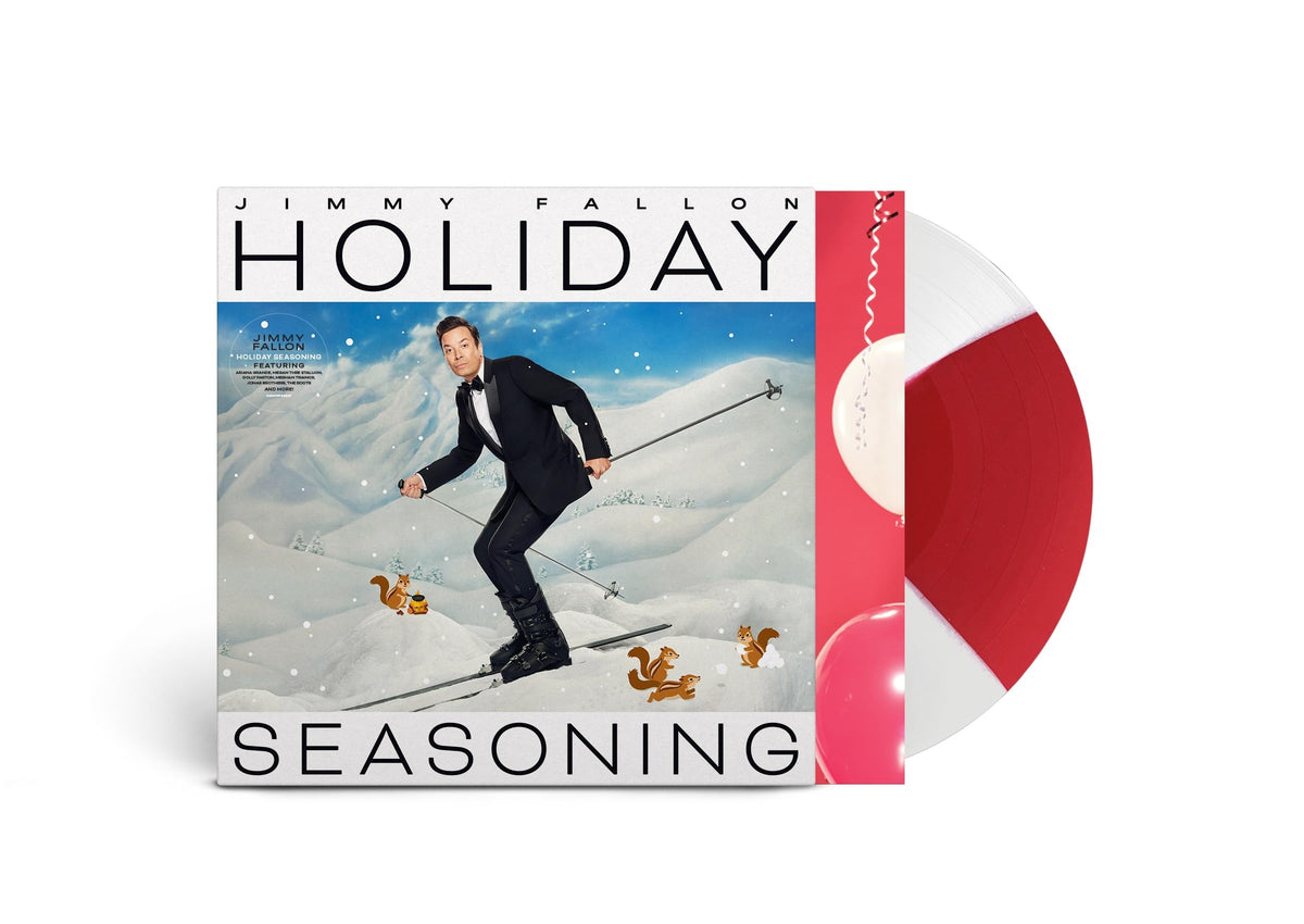 Jimmy Fallon – Holiday Seasoning (Peppermint Swirl Vinyl) vinyl record cover