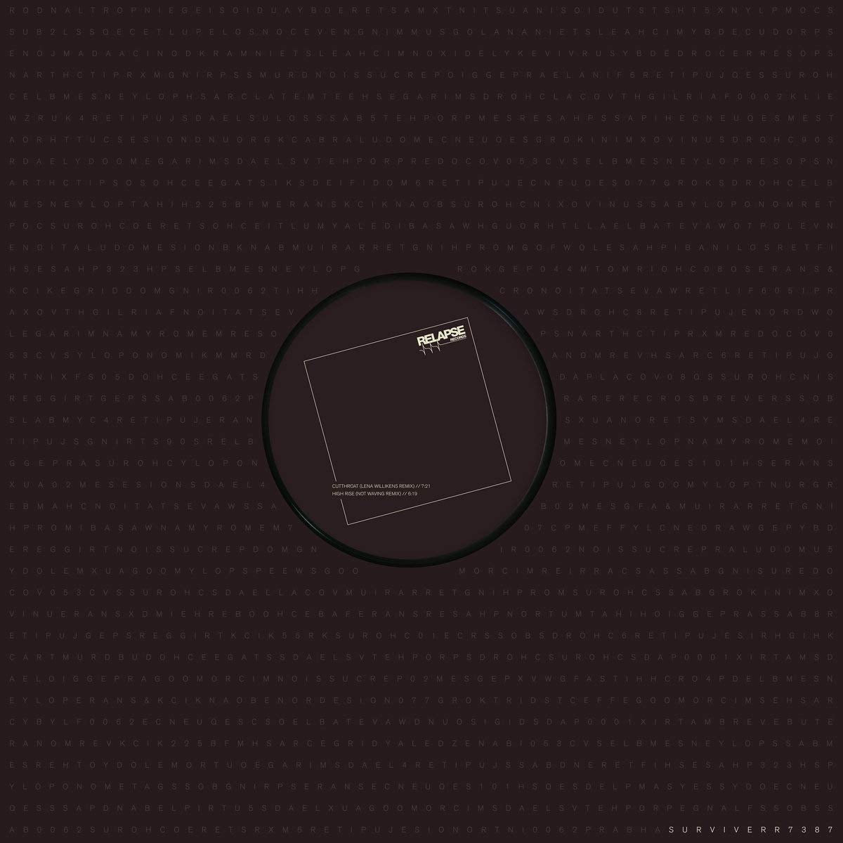 S U R V I V E – Rr7387 vinyl record cover