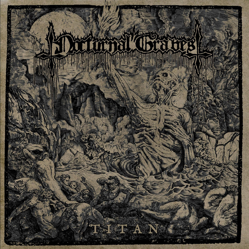 Nocturnal Graves – Titan vinyl record cover