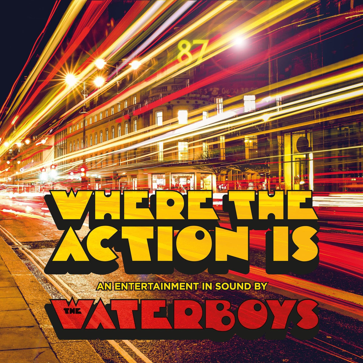 The Waterboys – Where the Action Is vinyl record cover