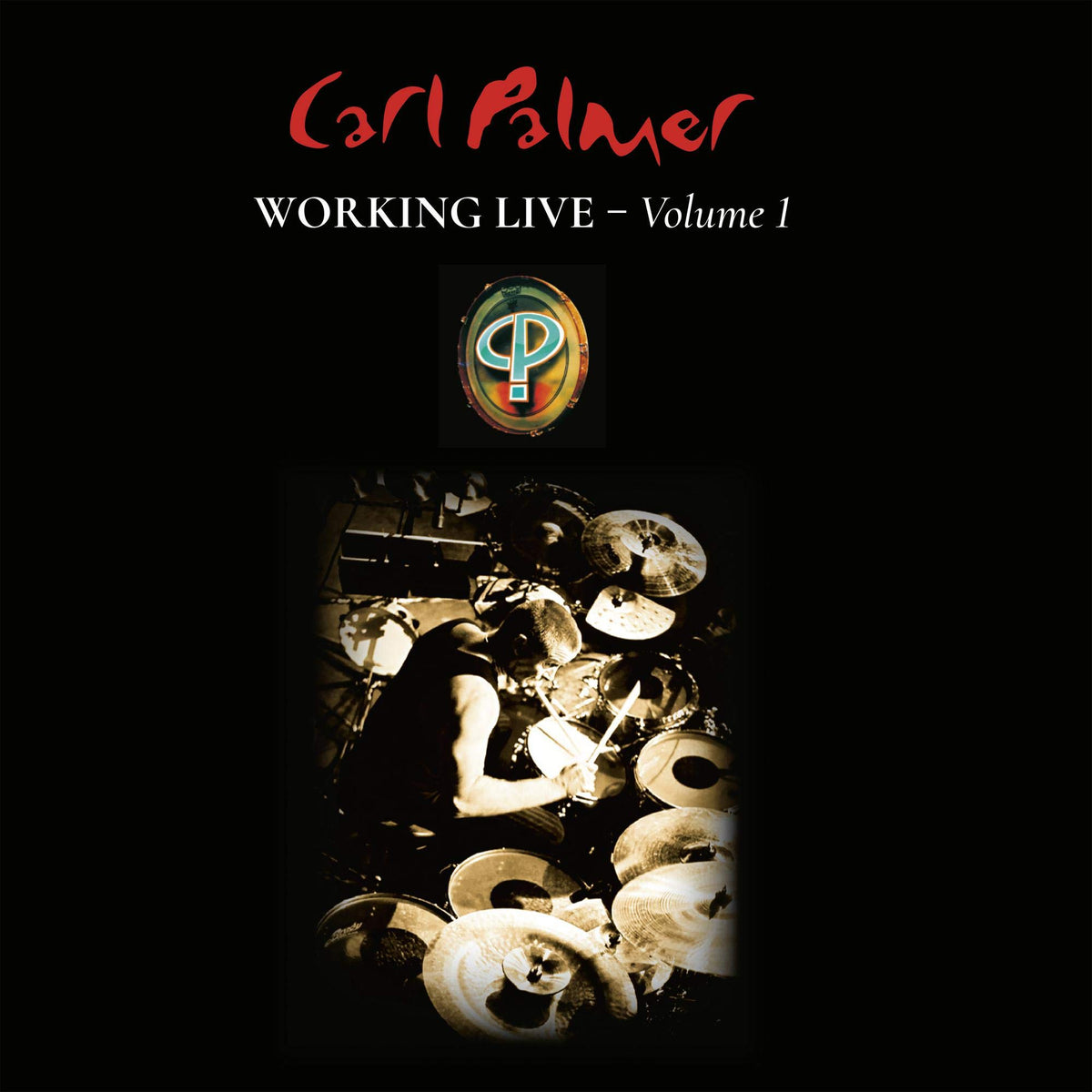 Carl Palmer – Working Live vinyl record cover