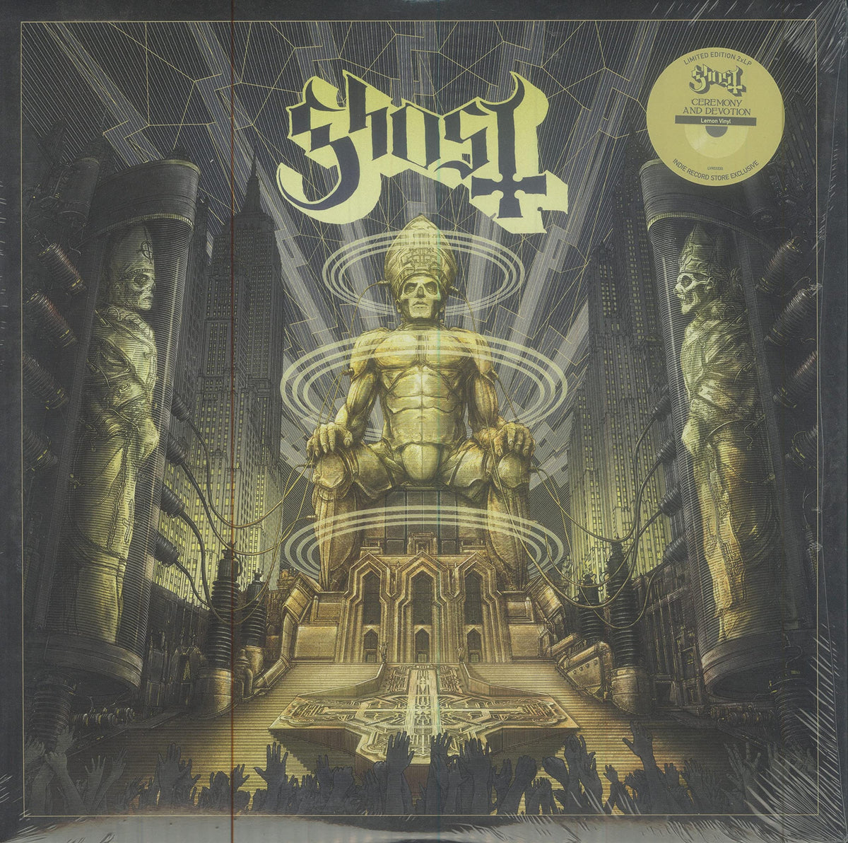 Ghost – Ceremony & Devotion (INDIE EXCLUSIVE RE-ISSUE LP)  by Ghost vinyl record cover