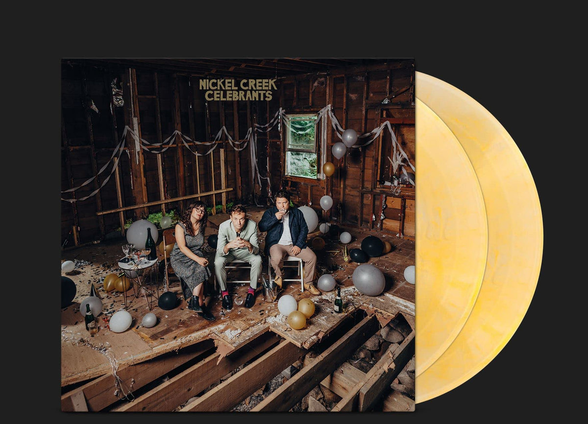 Nickel Creek – Celebrants (Confetti Yellow Vinyl) (2LP) vinyl record cover
