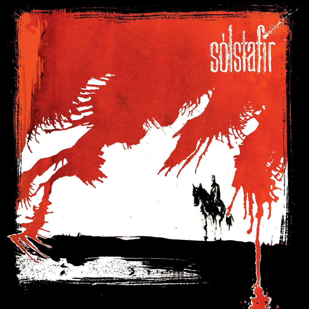Solstafir – Svartir Sandar (Ltd. Red, White & Black Marbled 2lp In Deluxe Gatefold)  by Solstafir vinyl record cover