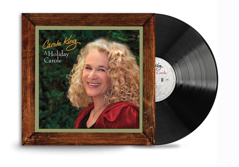 Carole King – A Holiday Carole vinyl record cover