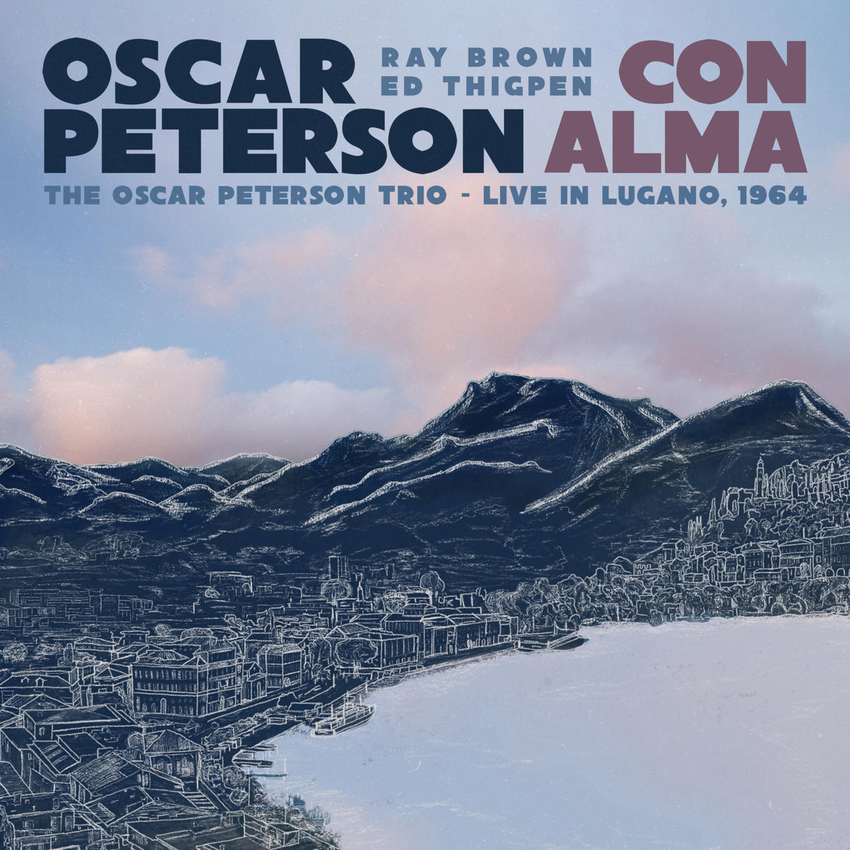 Oscar Peterson – Con Alma: The Oscar Peterson Trio - Live In Lugano. 1964 (Translu vinyl record cover