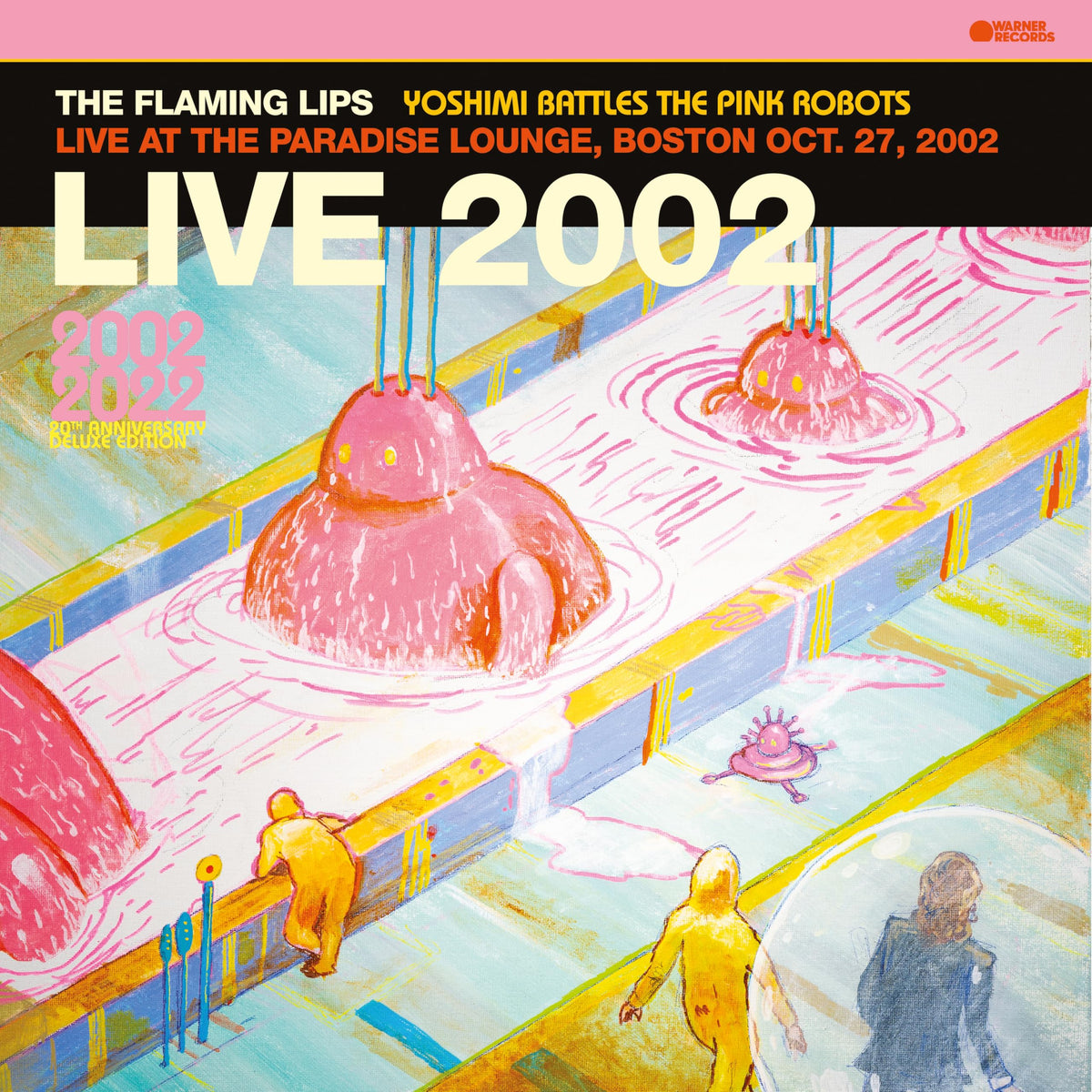 Flaming Lips – Yoshimi Battles The Pink Robots - Live At The Paradise Lounge. Bo vinyl record cover