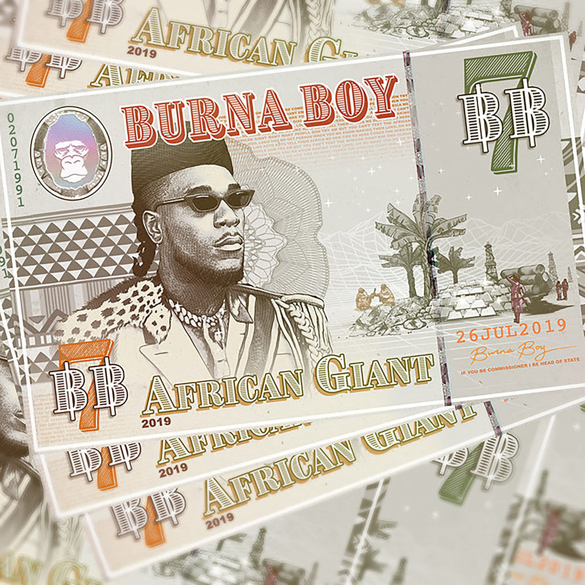 Burna Boy – African Giant (2LP)  by Burna Boy vinyl record cover