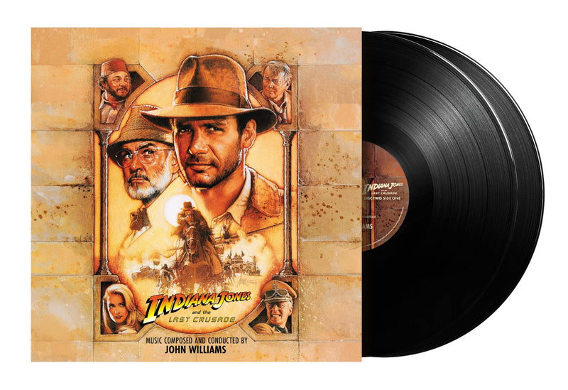 John Williams – INDIANA JONES AND THE LAST CRUSADE (2LP)  by JOHN WILLIAMS vinyl record cover
