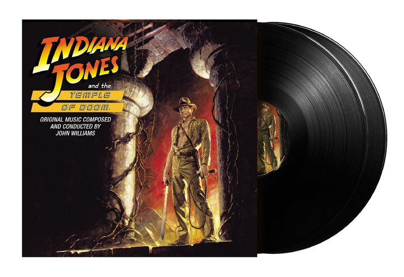 John Williams – INDIANA JONES AND THE TEMPLE OF DOOM (2LP)  by JOHN WILLIAMS vinyl record cover