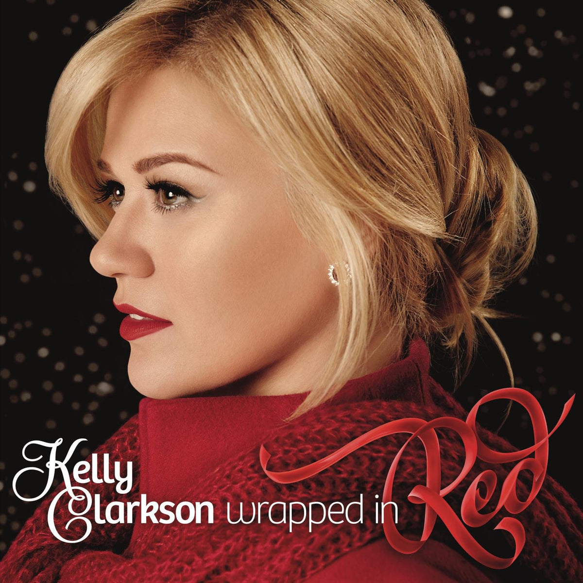 Kelly Clarkson – Wrapped In Red (Red Vinyl) vinyl record cover