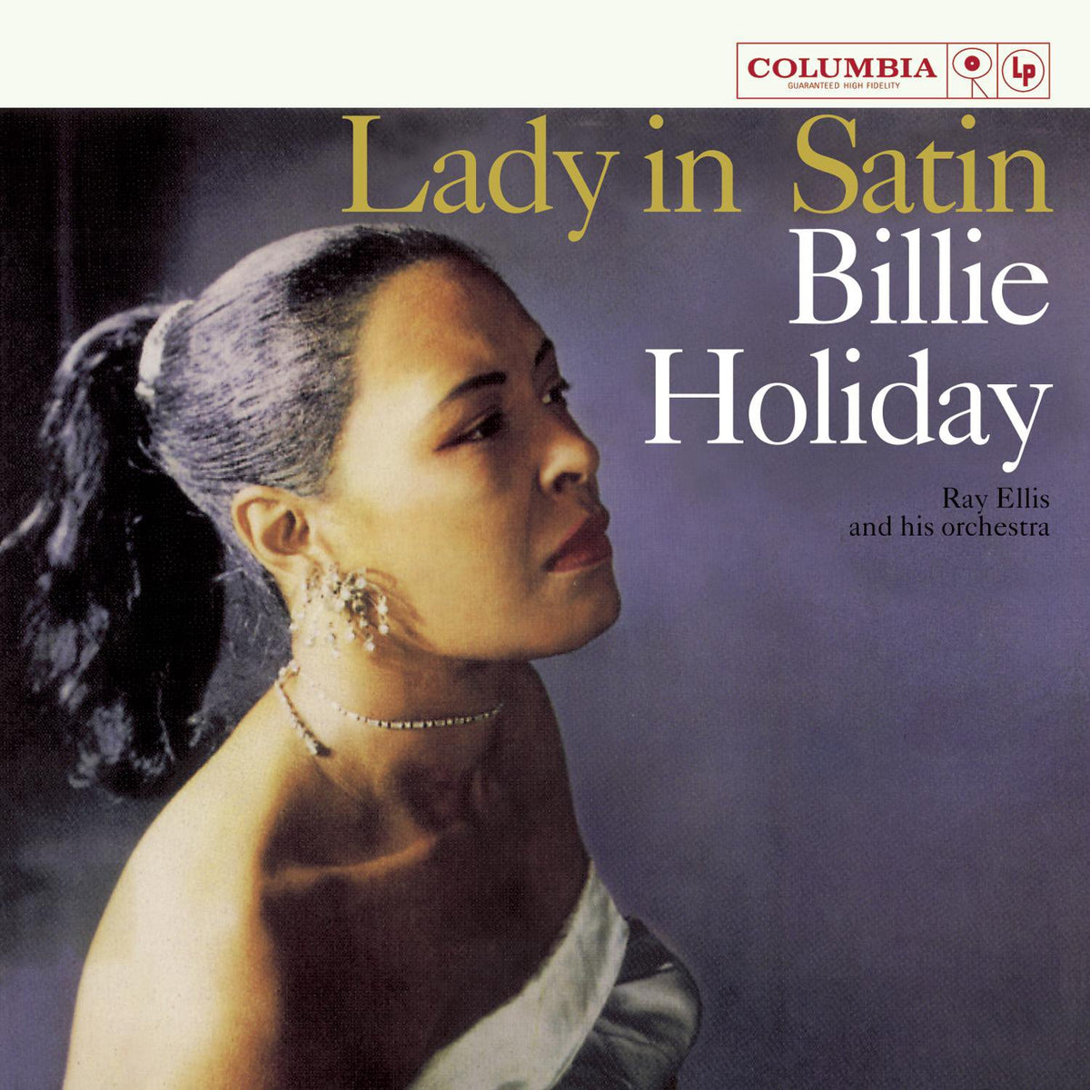 Billie Holiday – Lady in Satin vinyl record cover