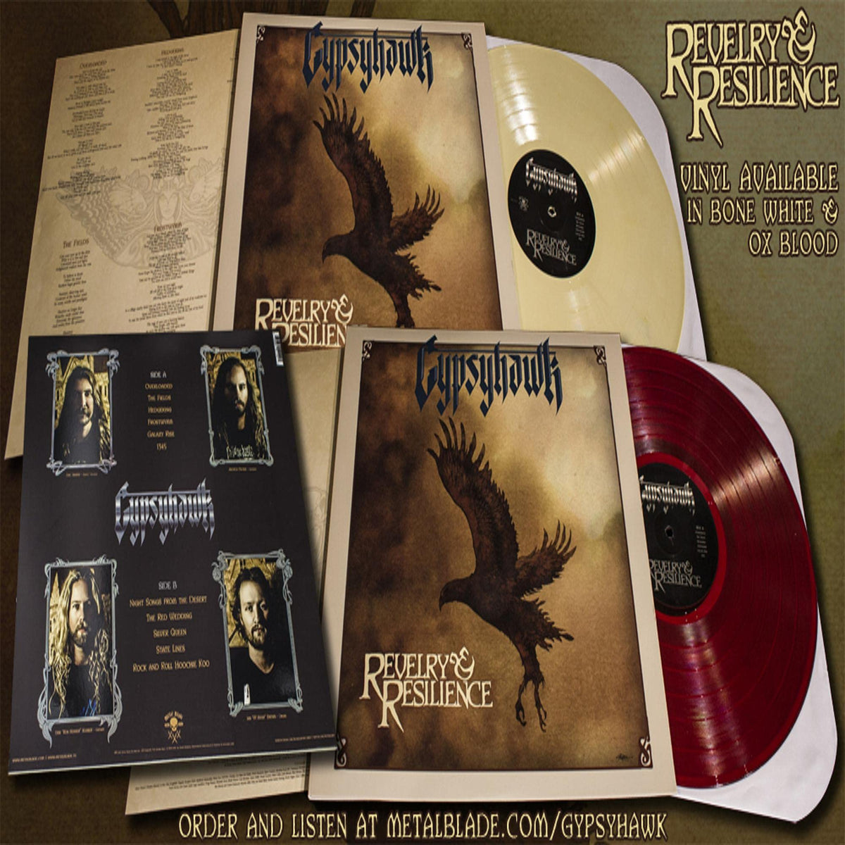 Gypsyhawk – Revelry & Resilience vinyl record cover