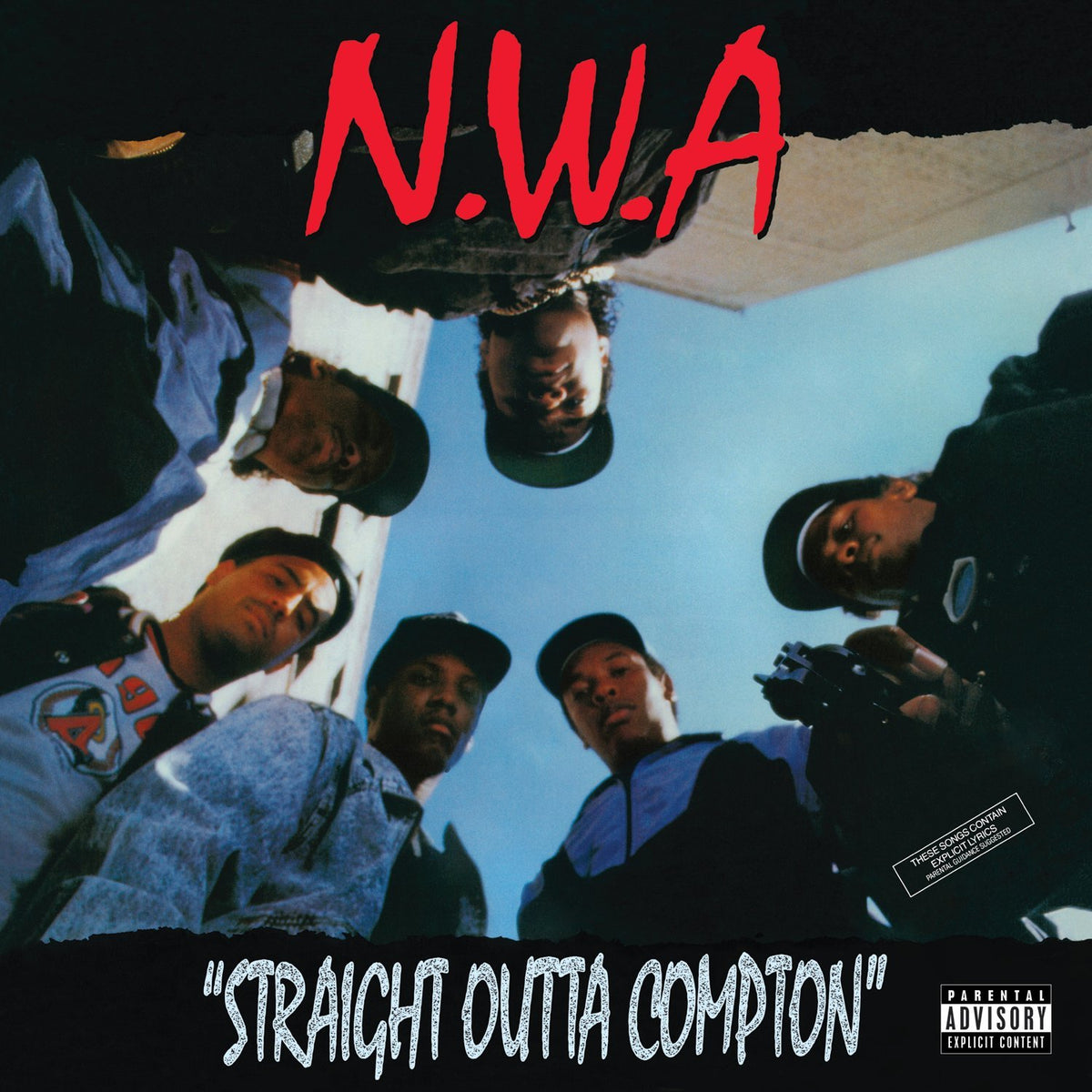N.W.A – Straight Outta Compton vinyl record cover