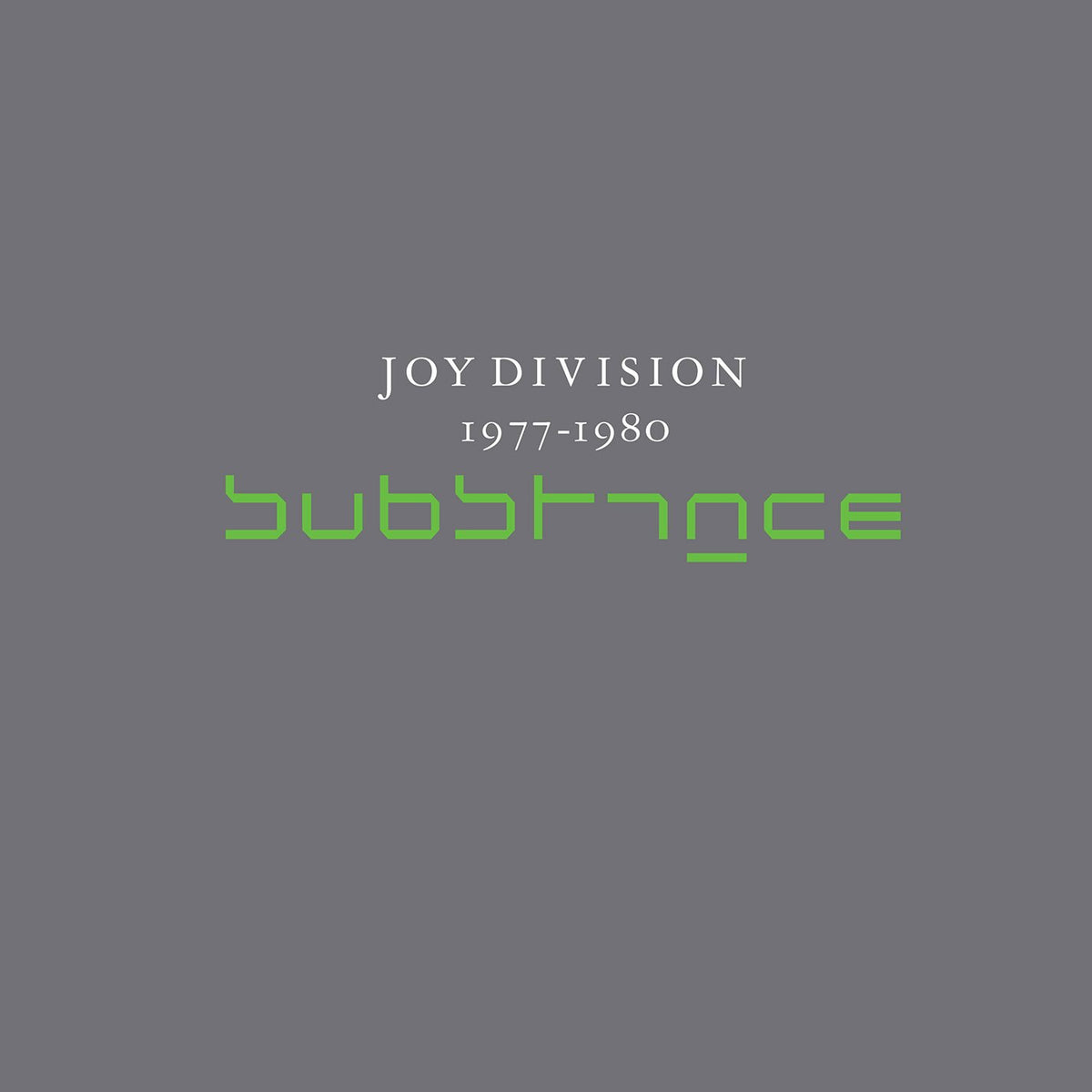 Joy Division – Substance vinyl record cover