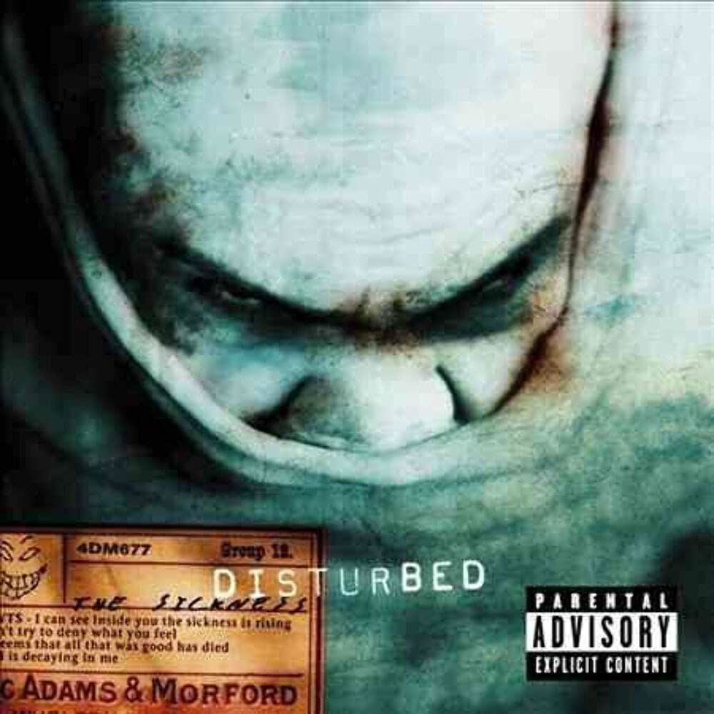 Disturbed – The Sickness vinyl record cover
