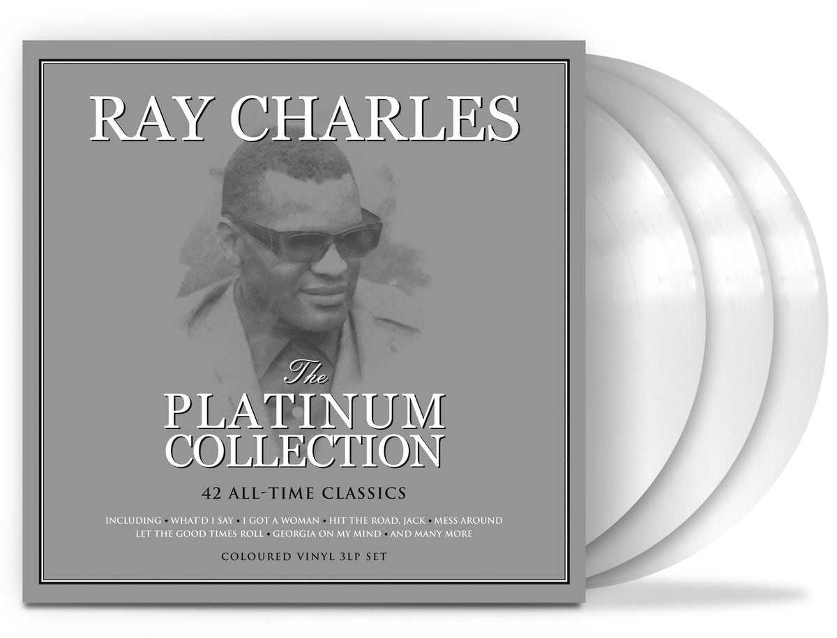 Ray Charles – The Platinum Collection (White Vinyl) vinyl record cover
