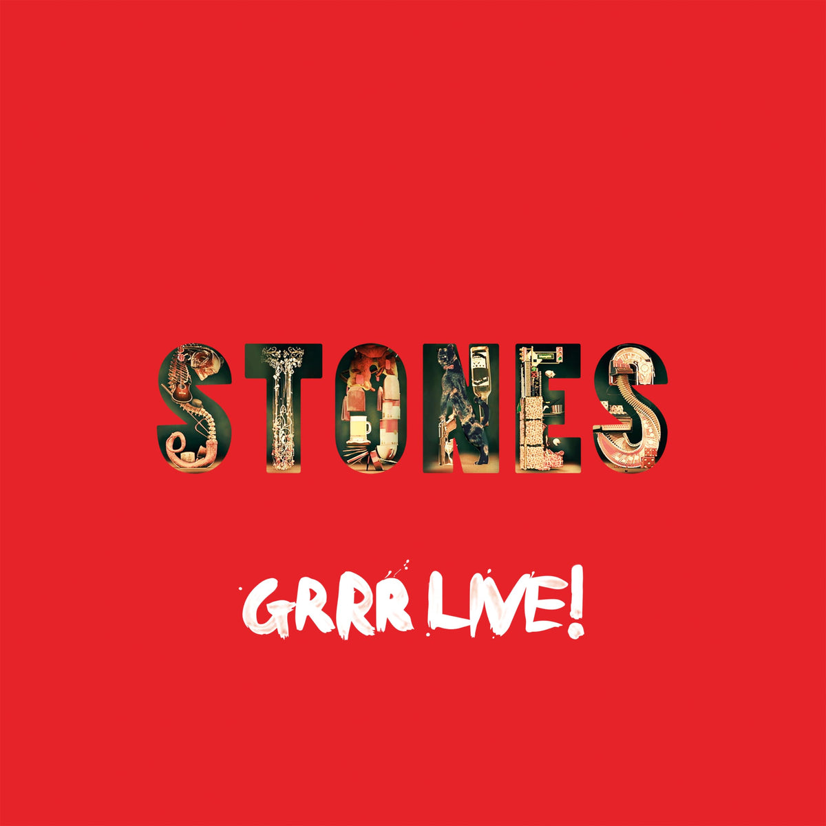 The Rolling Stones – GRRR! Live vinyl record cover