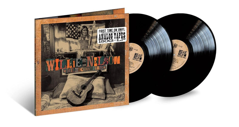 Willie Nelson – Milk Cow Blues (Orange Vinyl) vinyl record cover
