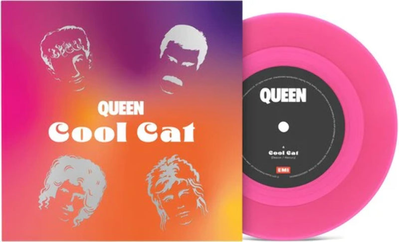 Queen – COOL CAT(7inch)  by QUEEN vinyl record cover