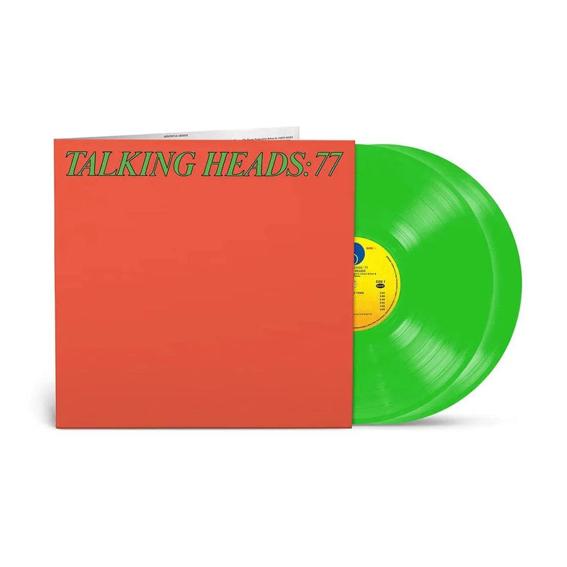 Talking Heads – Talking Heads: 77 (Super Deluxe Edition) [Green Vinyl](2LP)  by Talking Heads vinyl record cover