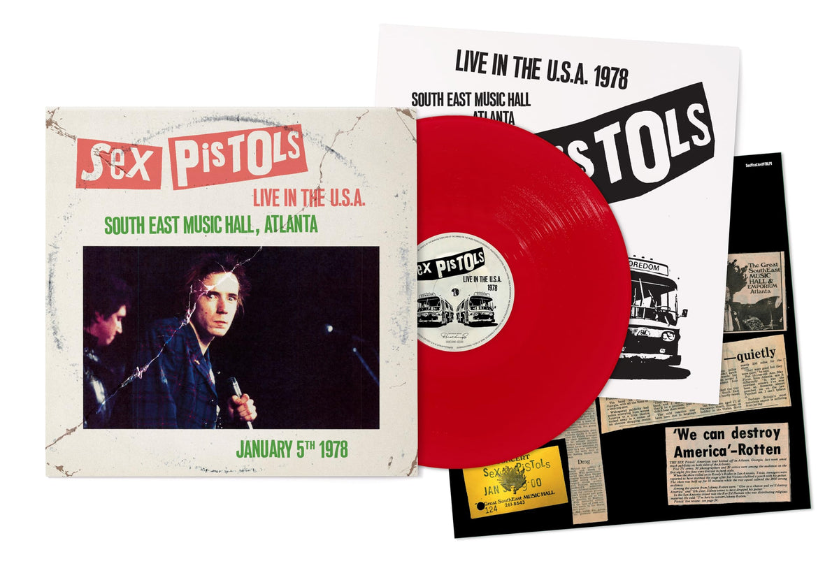 The Sex Pistols – LIVE IN THE U S A 1978 (LP) by SEX PISTOLS, THE vinyl record cover