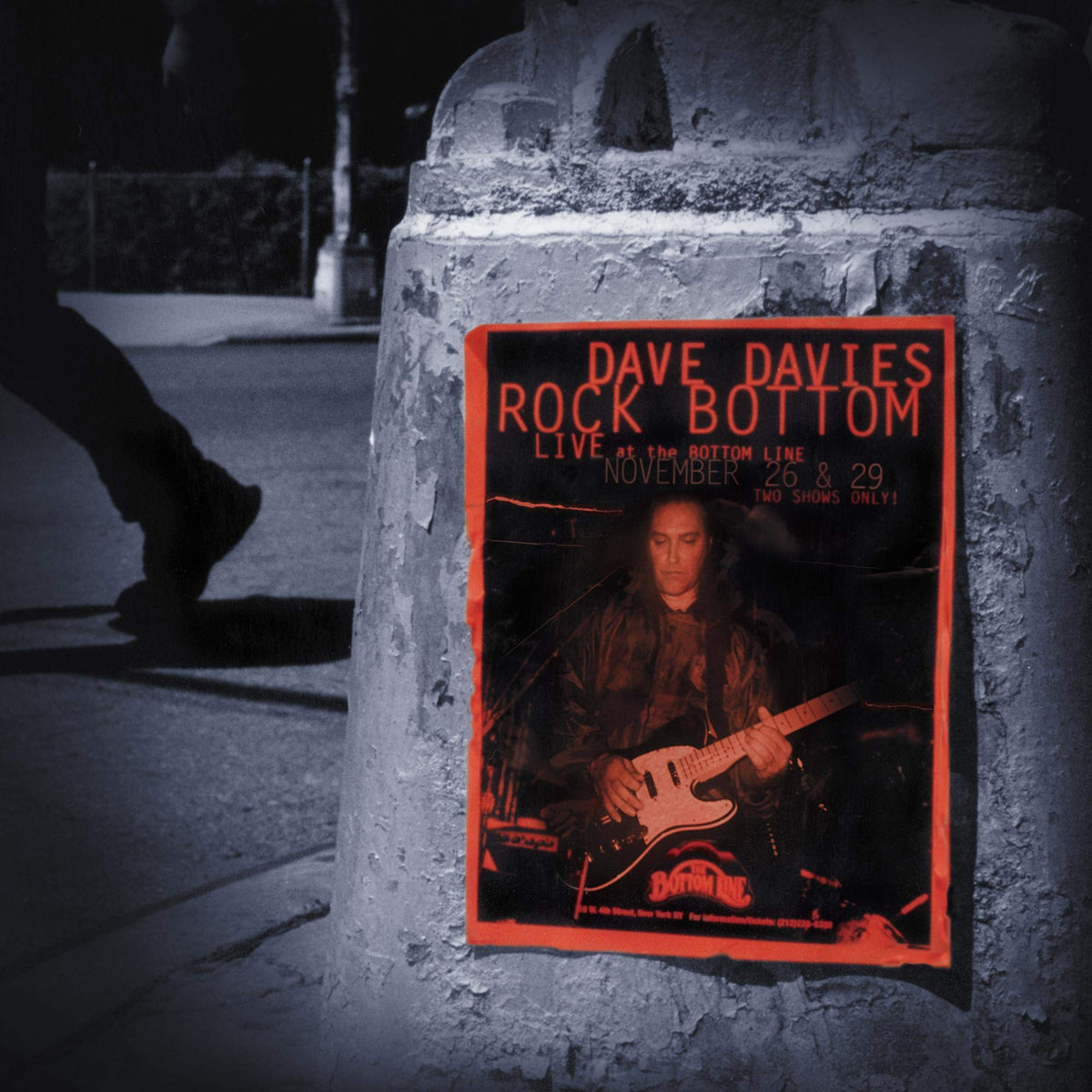 Dave Davies – Rock Bottom: Live at the Bottom Line vinyl record cover