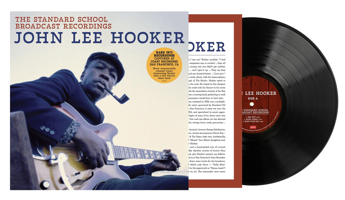 John Lee Hooker – The Standard School Broadcast Recordings vinyl record cover