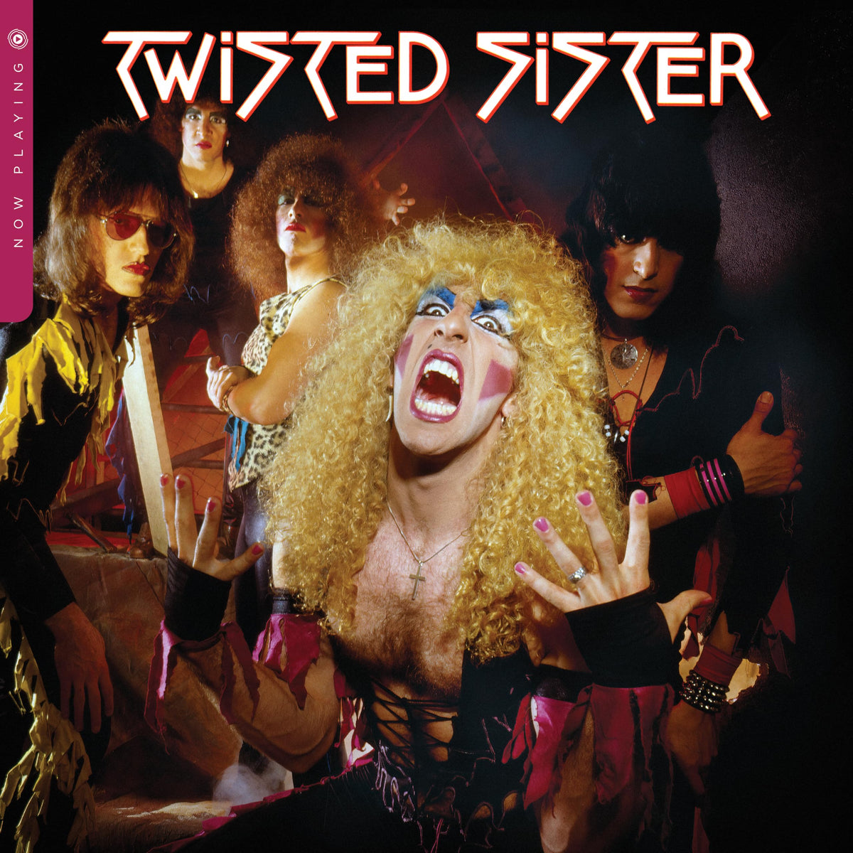 Twisted Sister – Now Playing (Orange Vinyl) vinyl record cover