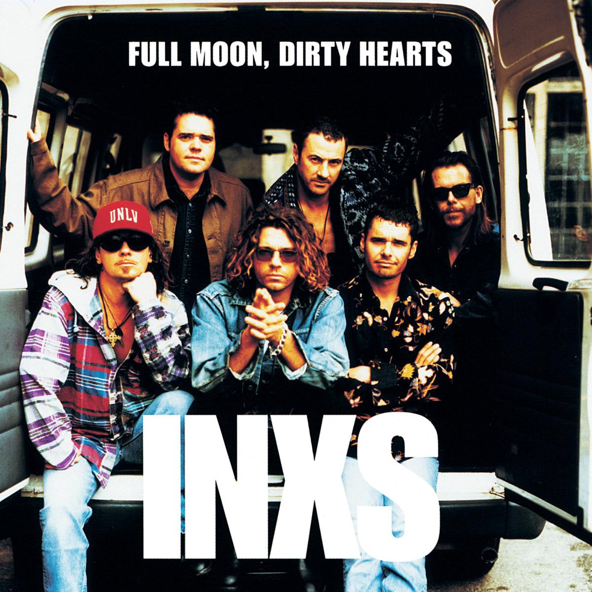 Inxs – Full Moon / Dirty Hearts (Milky Clear Vinyl) (Rocktober) vinyl record cover