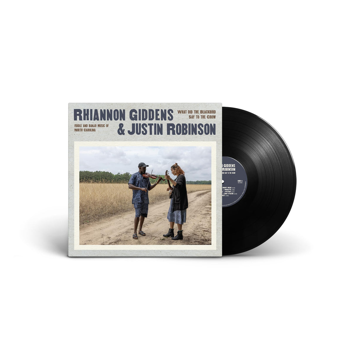 Rhiannon Giddens & Justin Robinson – What Did the Blackbird Say to the Crow vinyl record cover