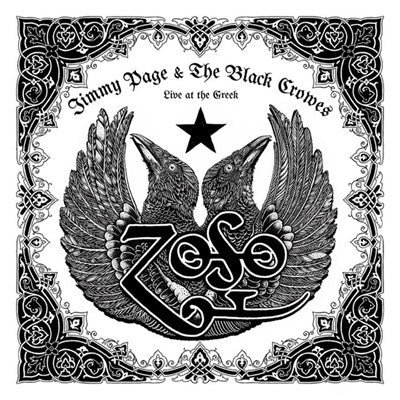 Jimmy Page & The Black Crowes – Live at the Greek vinyl record cover