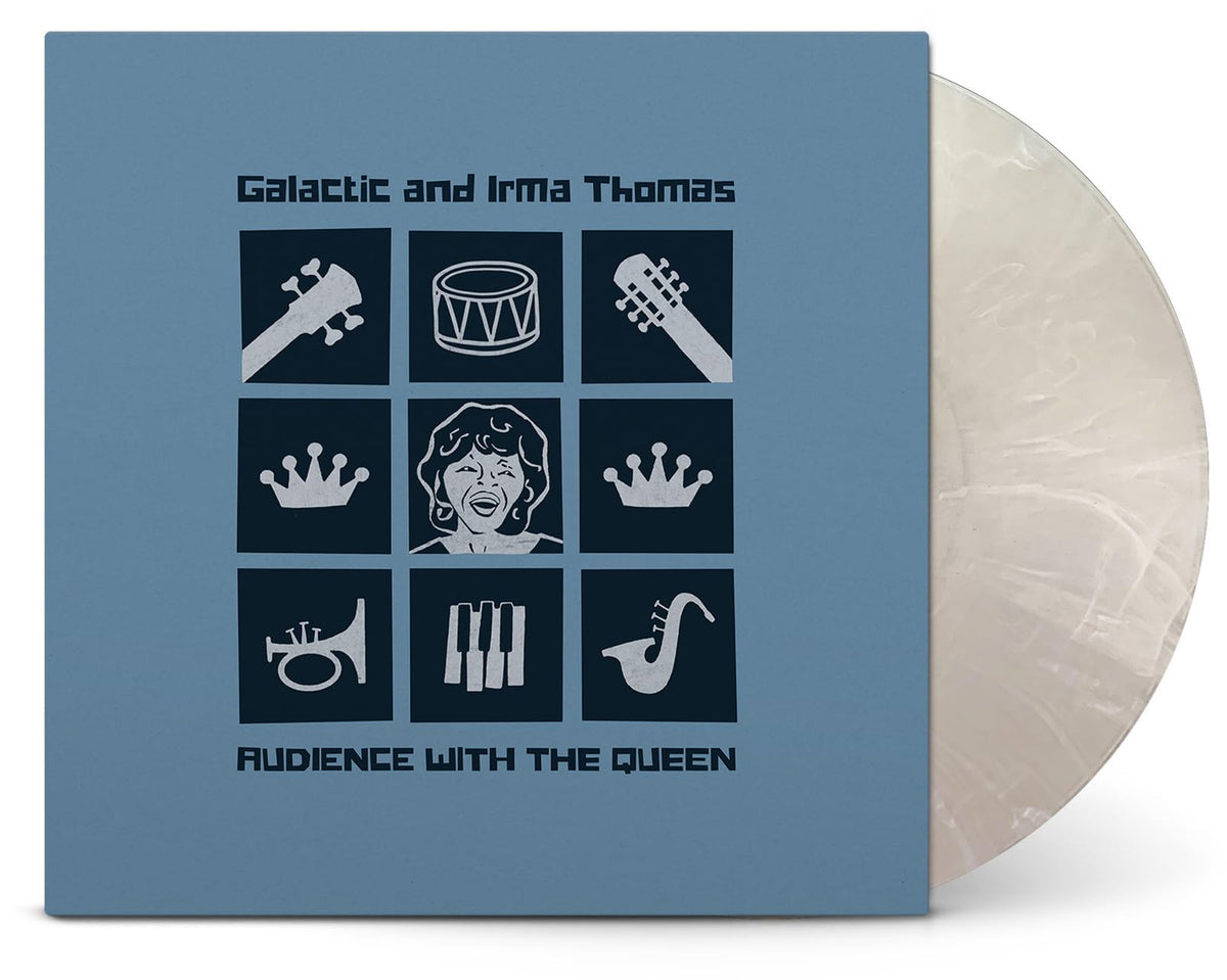 Galactic and Irma Thomas – Audience With the Queen vinyl record cover