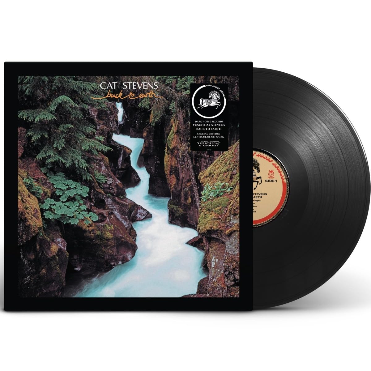 Yusuf & Cat Stevens – Back To Earth (Lenticular Vinyl) (I) vinyl record cover