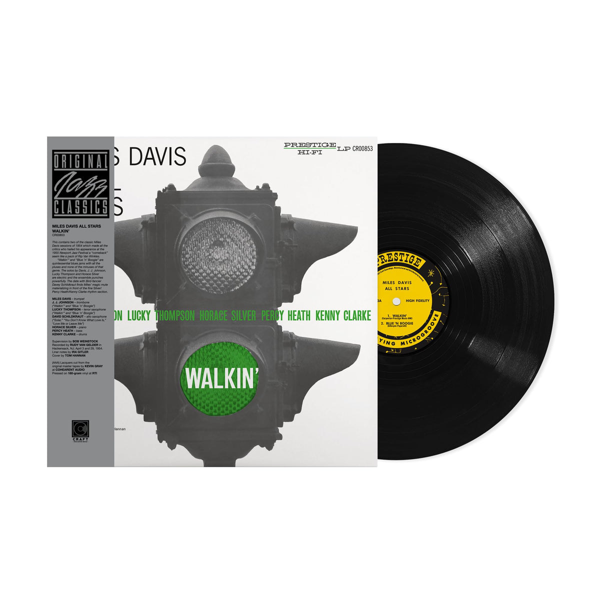 Miles Davis All Stars – Walkin' vinyl record cover