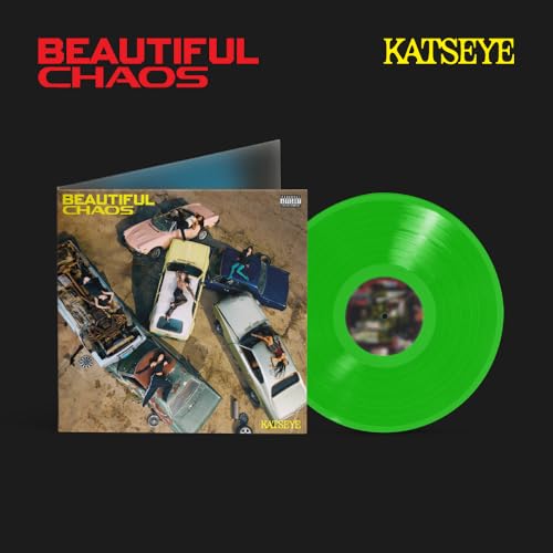 Katseye – Beautiful Chaos (Neon Lime LP) vinyl record cover