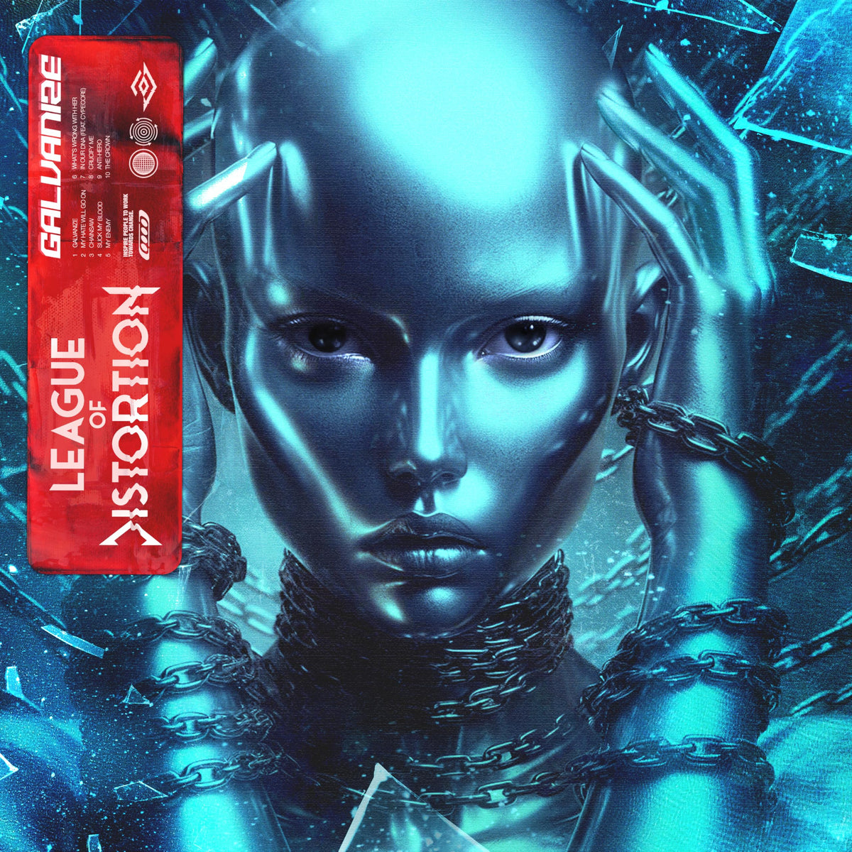 League of Distortion – Galvanize vinyl record cover