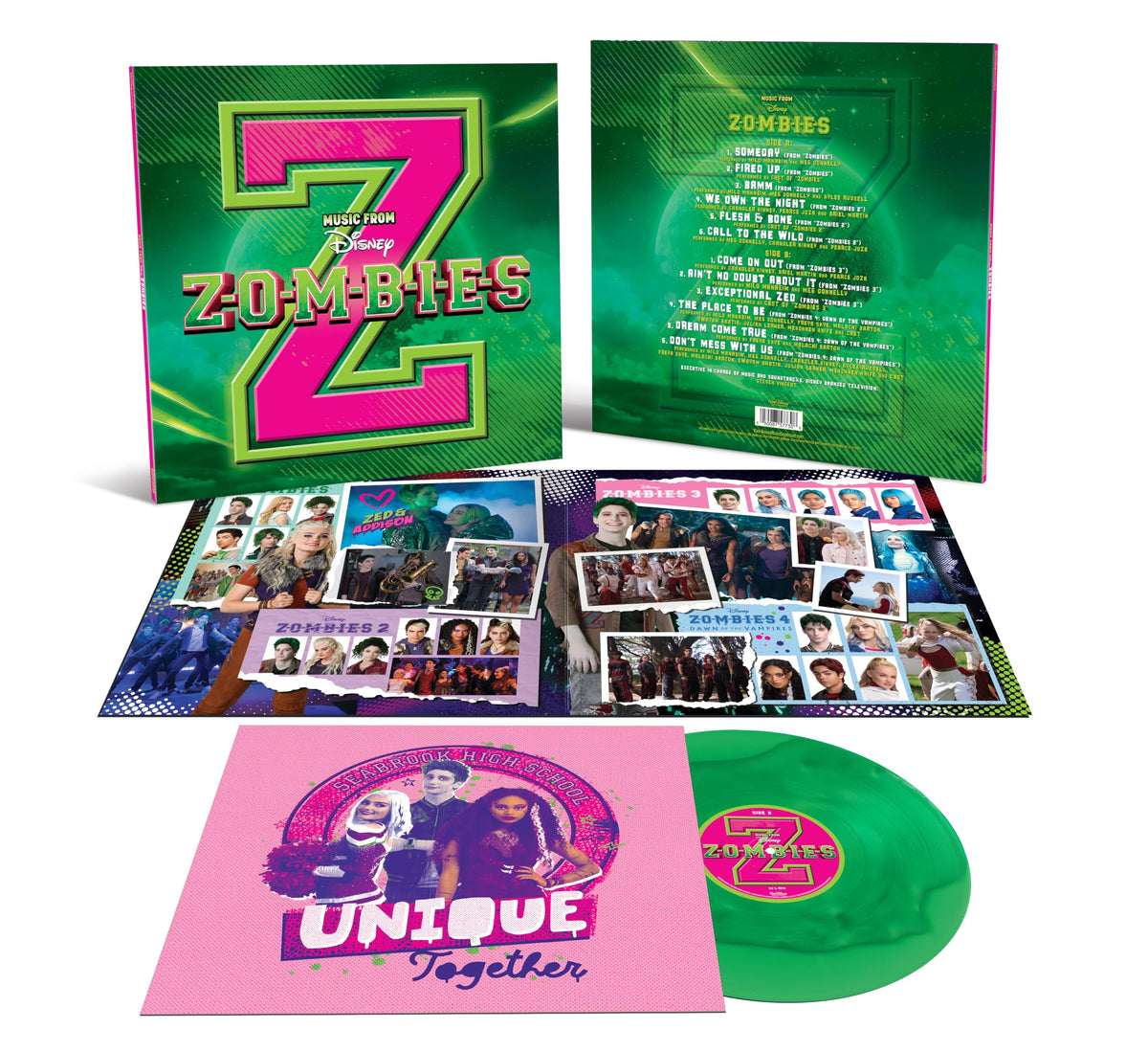 Various Artists – Music From Zombies (Green Vinyl) vinyl record cover