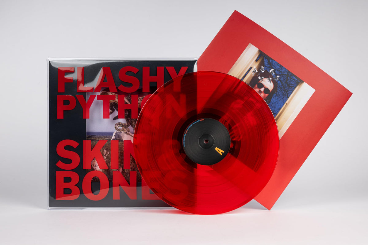 Flashy Python – Skin and Bones vinyl record cover