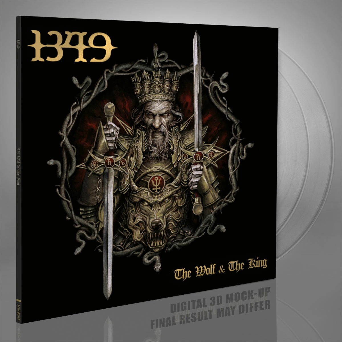 1349 – The Wolf & the King (Coloured Vinyl) vinyl record cover