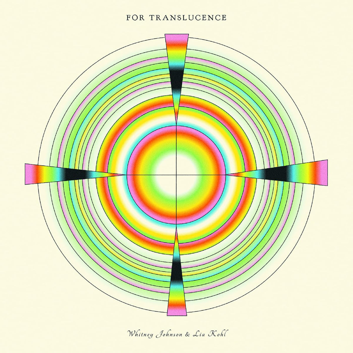 Whitney Johnson & Lia Kohl – For Translucence vinyl record cover