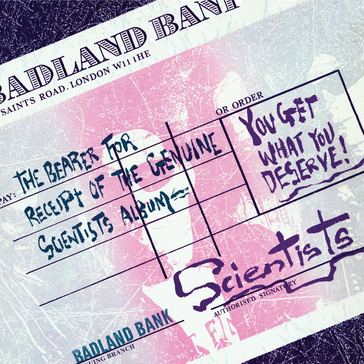 The Scientists – You Get What You Deserve vinyl record cover