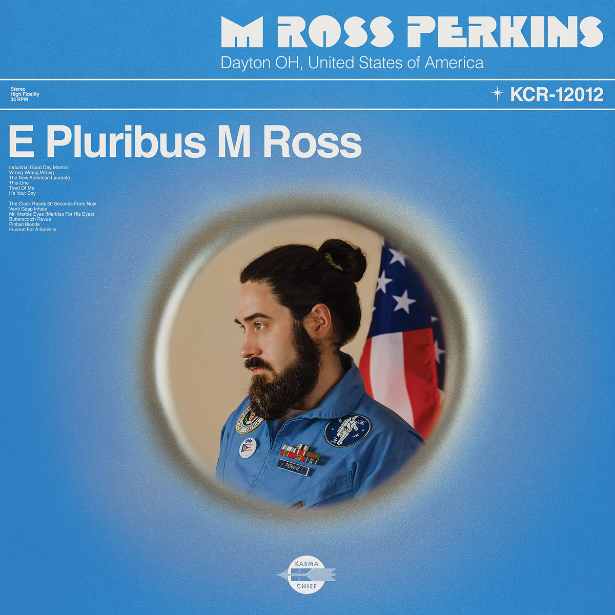 M Ross Perkins – E Pluribus M Ross (Coloured Vinyl) vinyl record cover