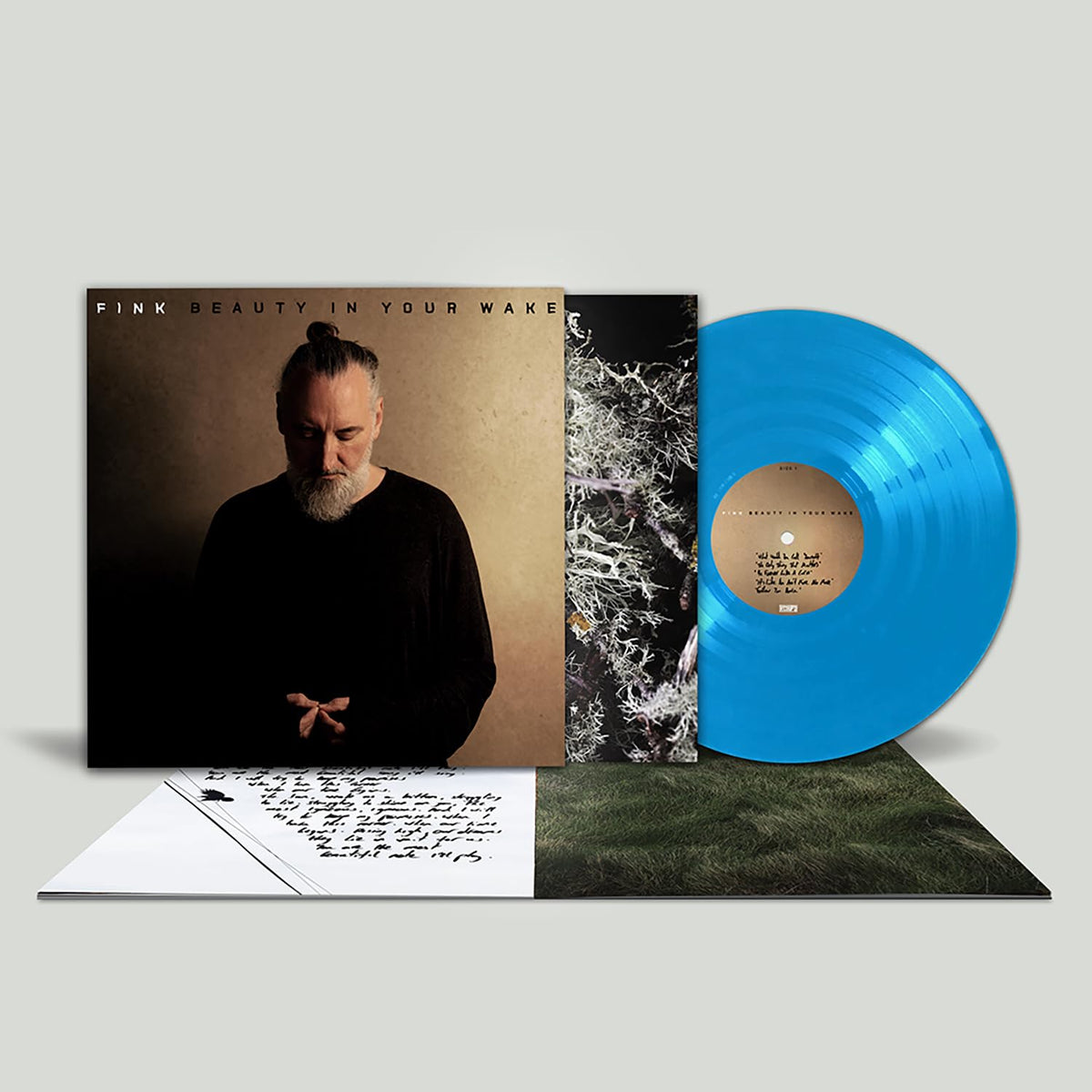 Fink – Beauty In Your Wake (Cornish Blue Vinyl) (Indies Exclusive) vinyl record cover