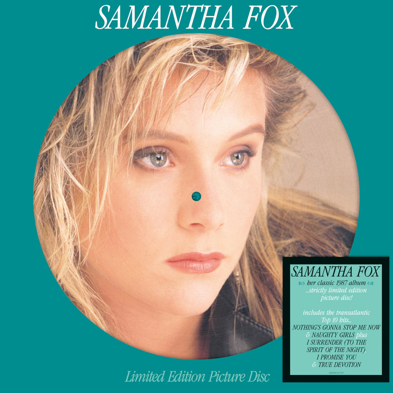 Samantha Fox – Samantha Fox vinyl record cover