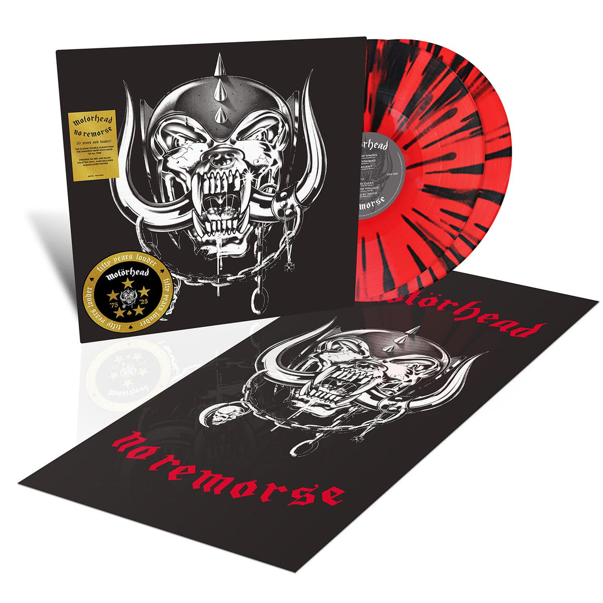 Motörhead – No Remorse (50th Anniversary Edition) vinyl record cover