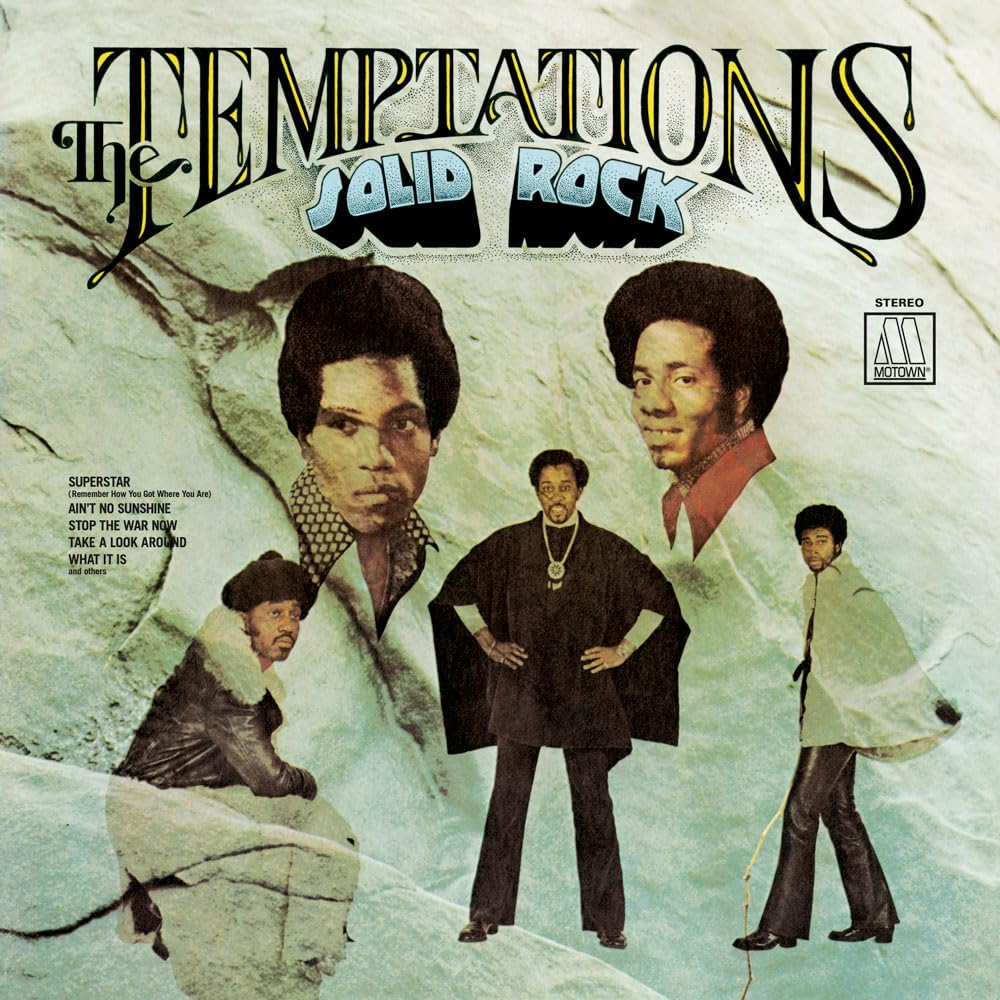 The Temptations – Solid Rock vinyl record cover